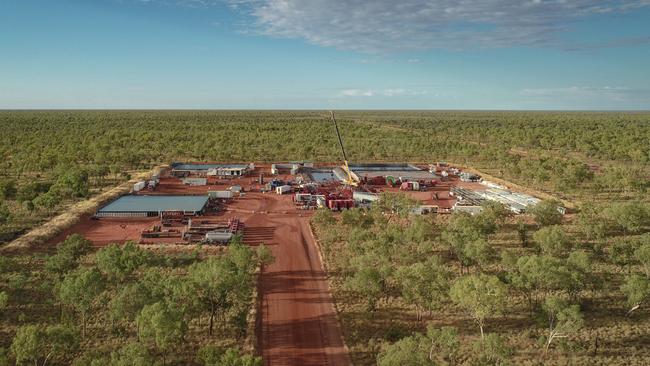 A gas well in the Northern Territory's Beetaloo Basin.