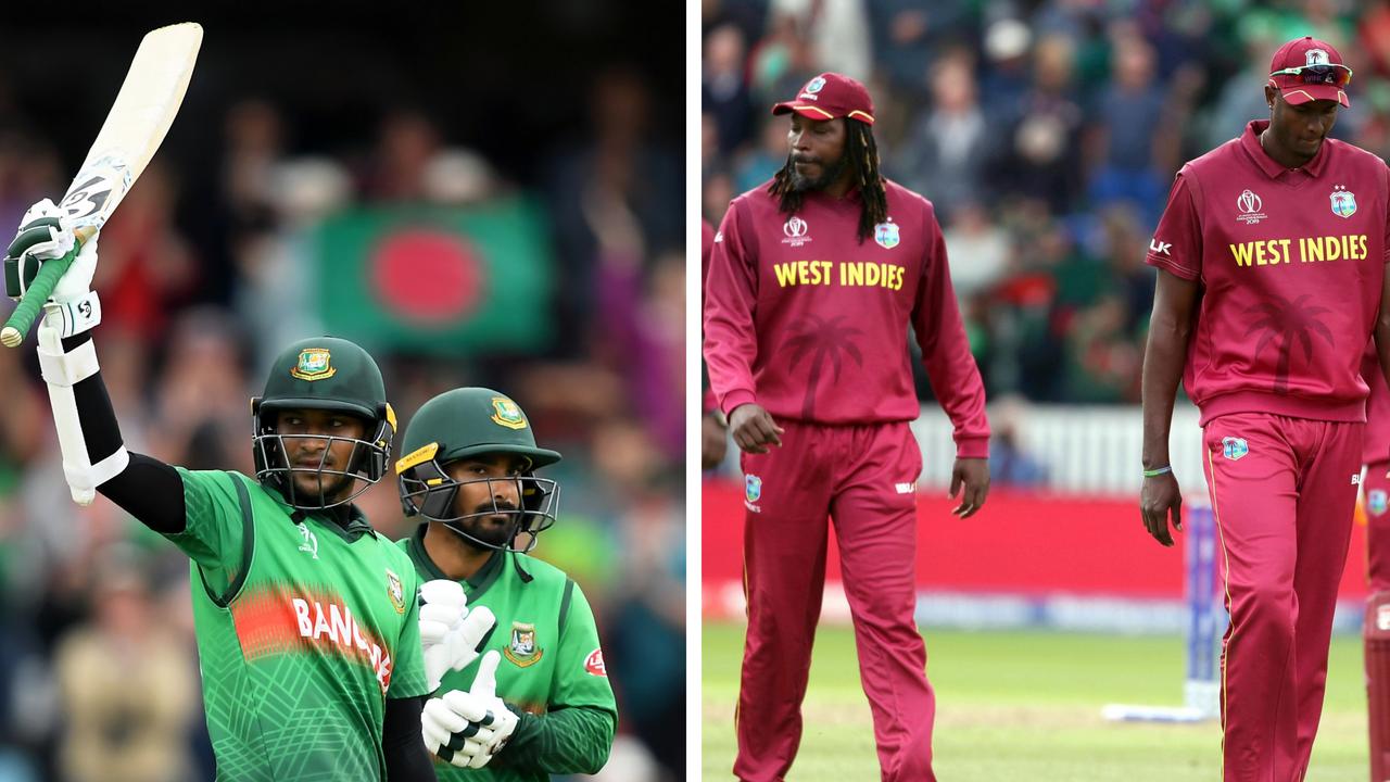 Bangladesh stun the West Indies with the second highest chase in World Cup history
