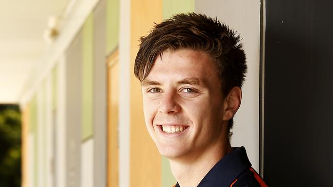 Calder Cannons draft prospect Jake Lever at his former junior club Romsey, Picture: Paul Loughnan