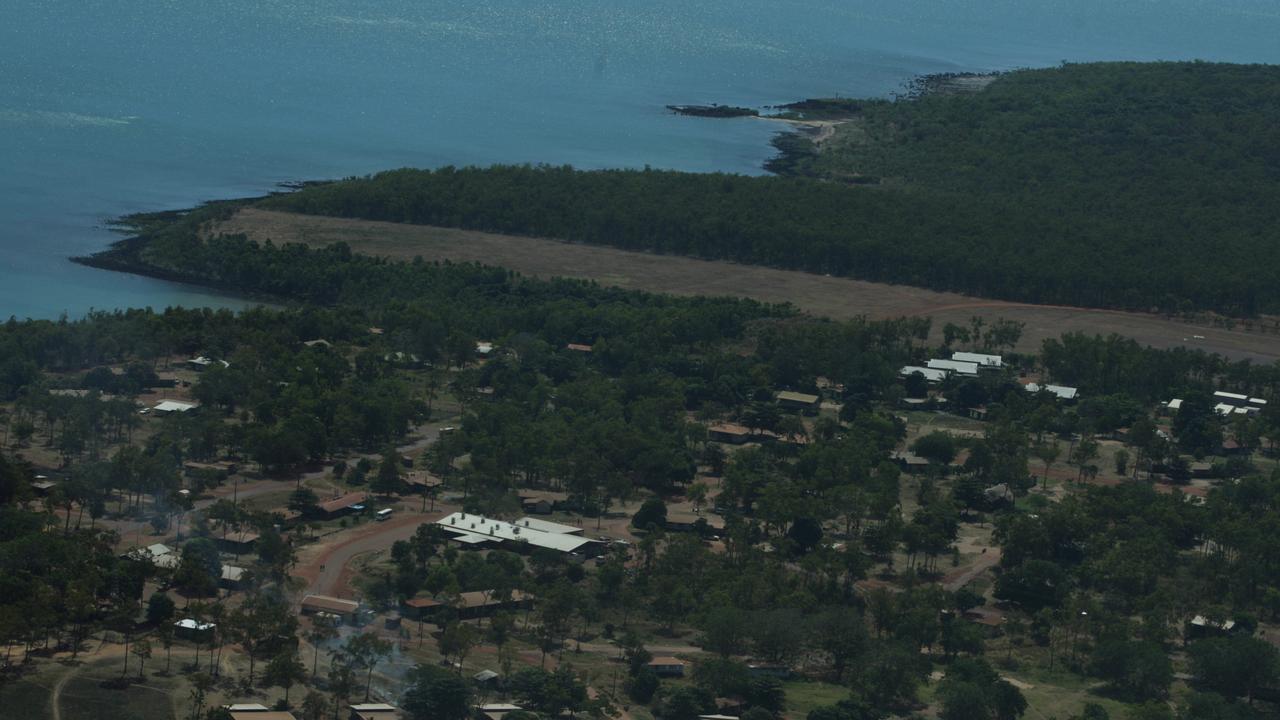 Overview of the Galiwin'ku community on Elcho Island, Northern Territory. Picture: Sam Mooy