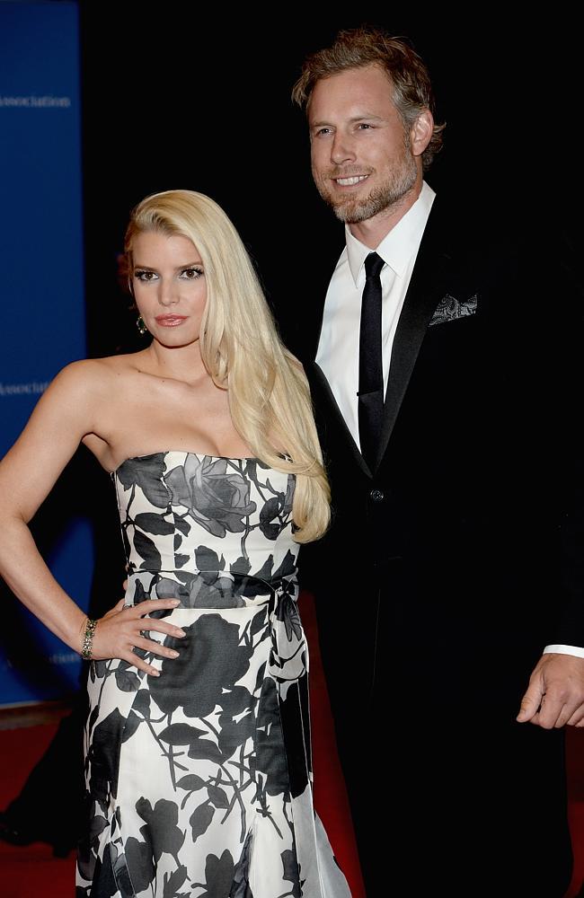 So ... Jessica Simpson is still a thing apparently. (Photo by Dimitrios Kambouris/Getty Images)