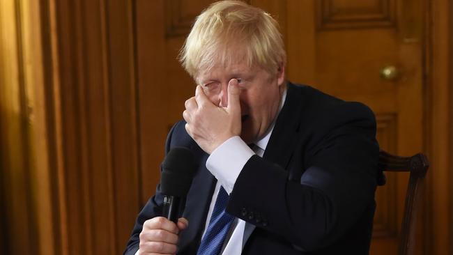 Boris Johnson has threatened to remove the whip from rebel Tories. Picture: AFP.