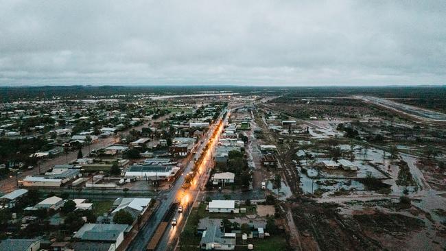 Quilpie faced heavy rainfall after months of drought. Picture: Lauran Gilligan