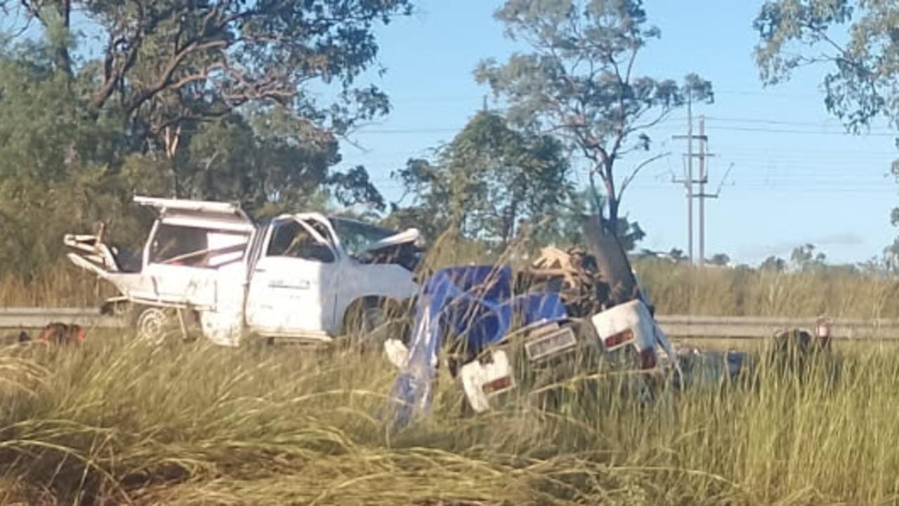 Bruce Hwy closed after two-vehicle crash