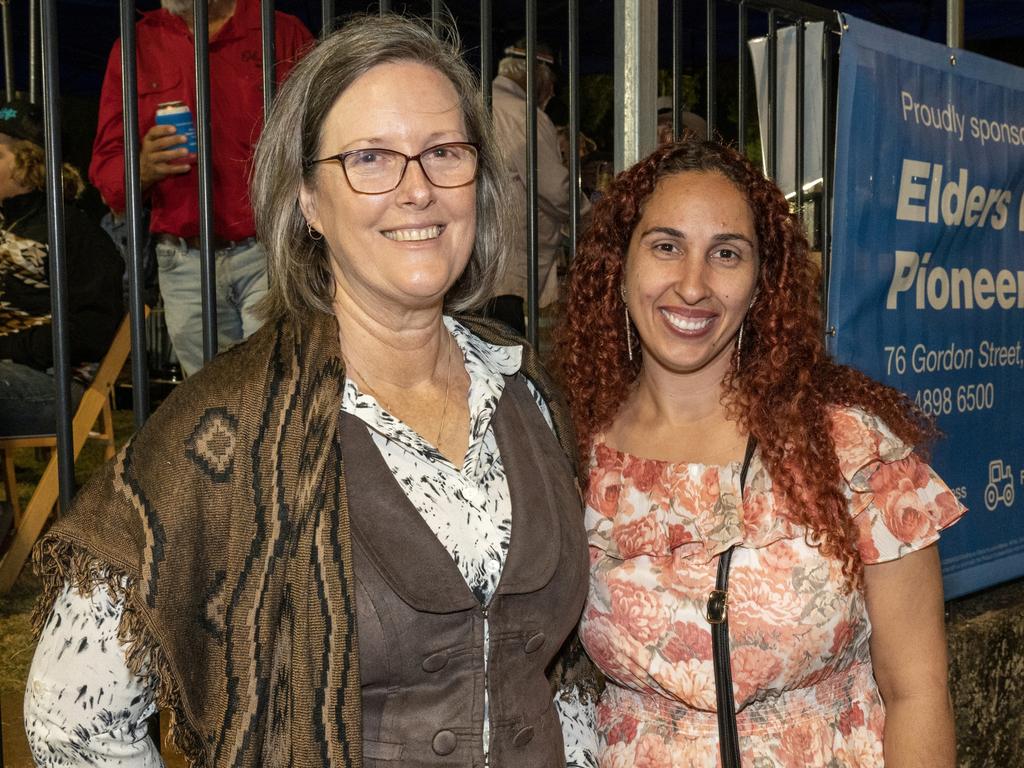 Wendy Eiteneuer and Elisabeth Ribeiro at Gargett Rodeo Saturday 3 June 2023 Picture: Michaela Harlow