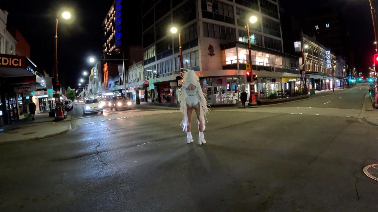 White Out On The Streets exhibition was to be part of the 2024 Dark Fringe festival. Picture: David Male.