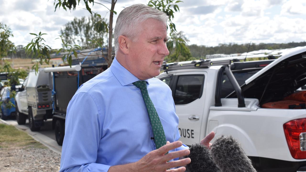 Deputy Prime Minister Michael McCormack says the stimulus package is bringing more people to the Ipswich region.