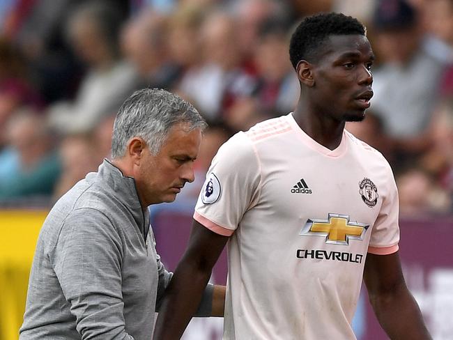 Jose Mourinho is not happy with Paul Pogba... again.