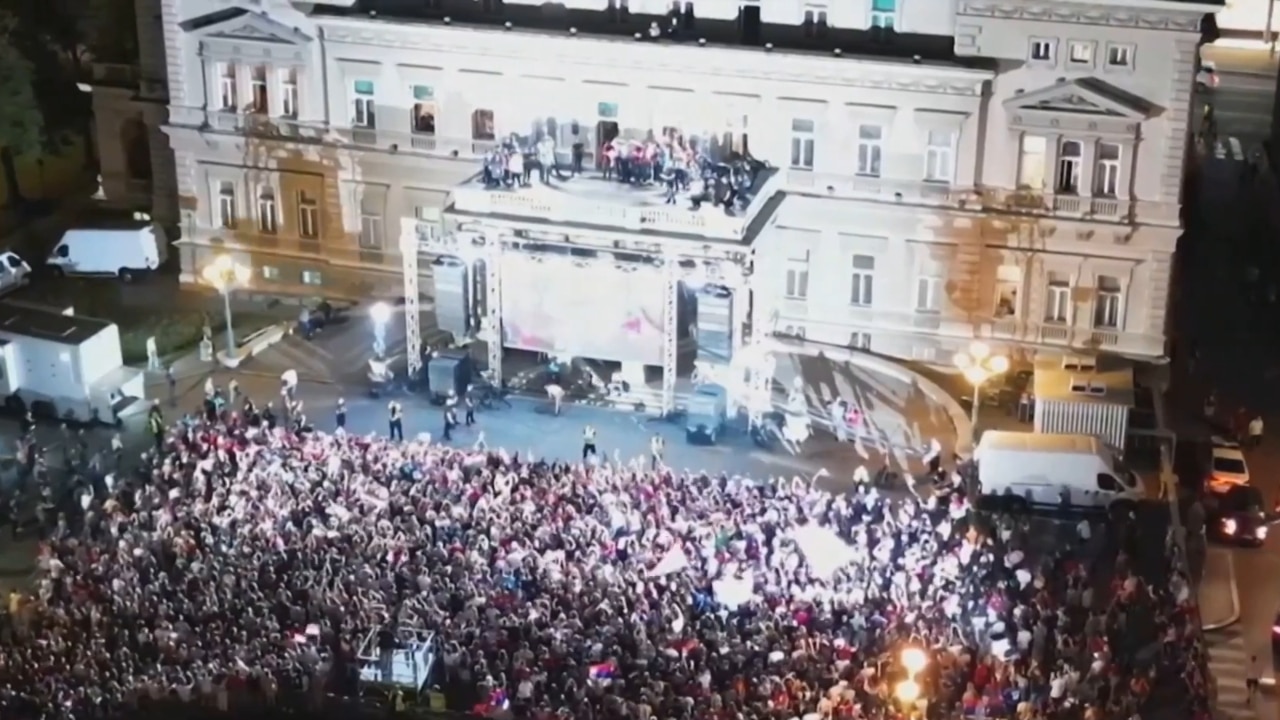 Novak Djokovic receives hero’s welcome in Serbia after winning US Opens