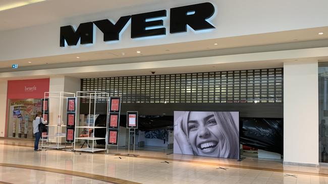 Myer closed its Chadston store after an infected person shopped there on Boxing Day.