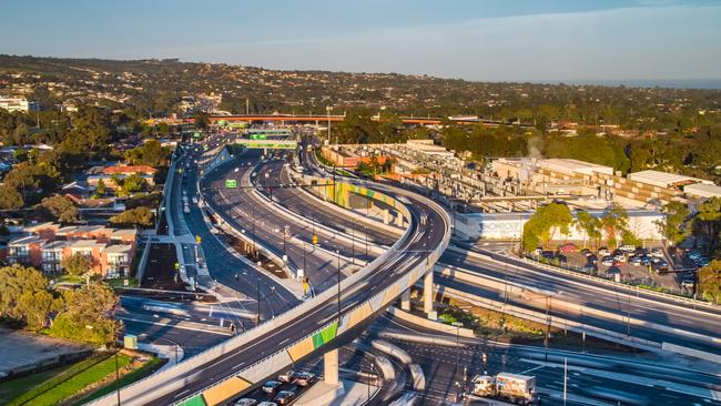 The completed motorway will be used by 73,000 motorists every day.