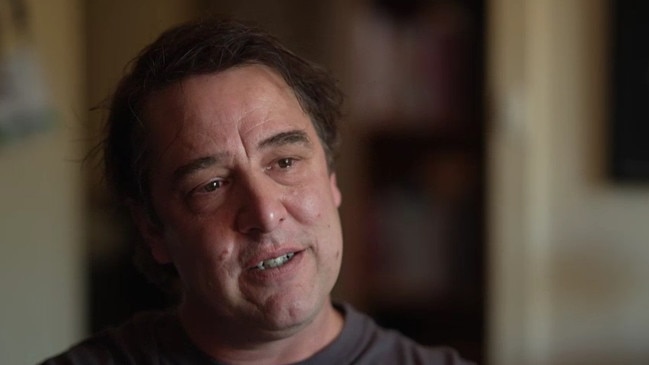 Actor Samuel Johnson teared up as he spoke about the accident that almost took his life. Picture: ABC