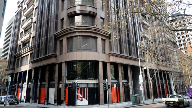 100 Queen Street Melbourne has been listed as a COVID exposure site and has been closed for a deep clean. Picture: Andrew Henshaw