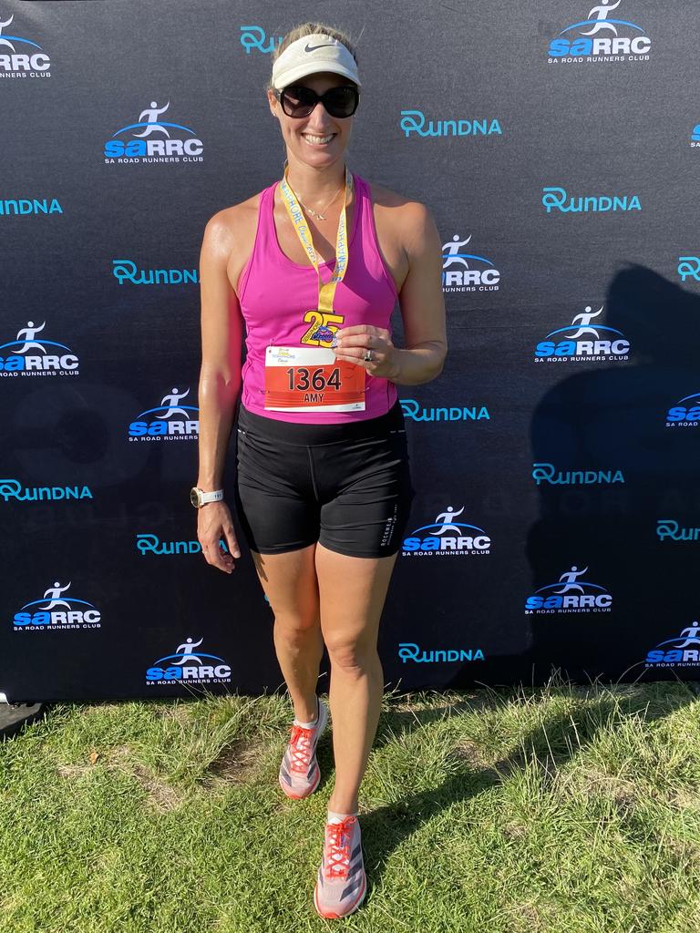 Adelaide-based runner Amy Robb says a desire for running safety and healthy living have propelled the running club craze boom. Picture: Supplied
