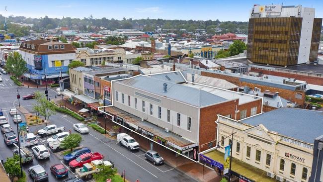 SOLD: 217 Margaret St in Toowoomba City has sold to a Brisbane buyer for $2.045m.