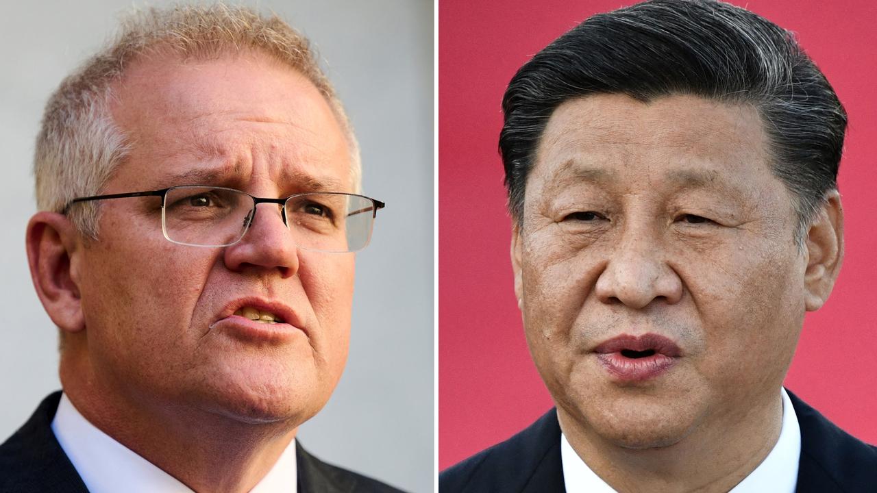 Before his announcement concluded, Scott Morrison issued a direct warning to Beijing about it’s reaction to Australia’s decision. Picture: AFP