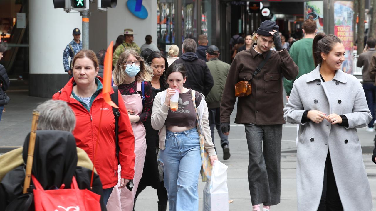 There’s been a fall in the amount of people working in the Melbourne CBD in recent times. Picture: NCA NewsWire / David Crosling