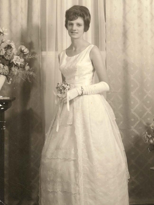 Colleen Adams pictured on her wedding day. Picture: Supplied