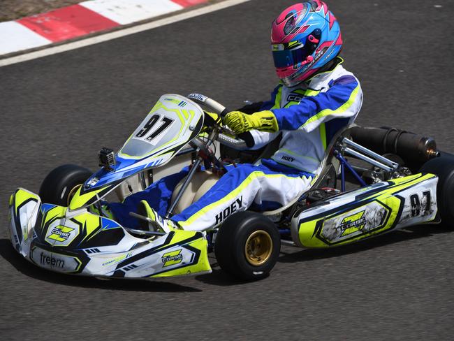 Harrison Hoey is a national karting champon. Picture: Supplied