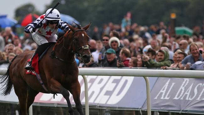 Heartbreak City wins the Ebor at York this year. Picture: Getty Images