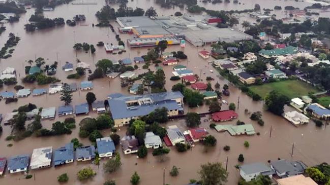 Lismore on February 28 last year. Picture: NCA NewsWire.