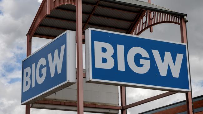 Big W had been broadcasting an acknowledgment of country in its stores for more than a year and will revert to those. Picture: NCA NewsWire / David Geraghty