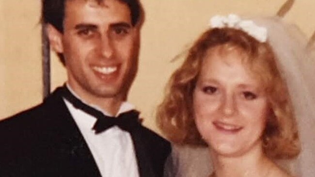 Alex and Kate Damo on their wedding day in 1988.