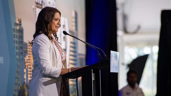 Kirsten Porteous at the NT News Futures Northern Territory forum 2024. Picture: Pema Tamang Pakhrin