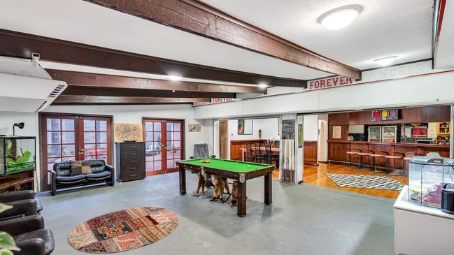 The feared bikie bang’s ‘Angels Forever — Forever Angels’ motto has become ‘Forever Forever’ in the bar. Source: Realestate.com.au