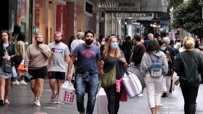 Millions of Aussies are expected to spend up in the post Christmas sales. Picture: NCA NewsWire / Luis Enrique Ascui