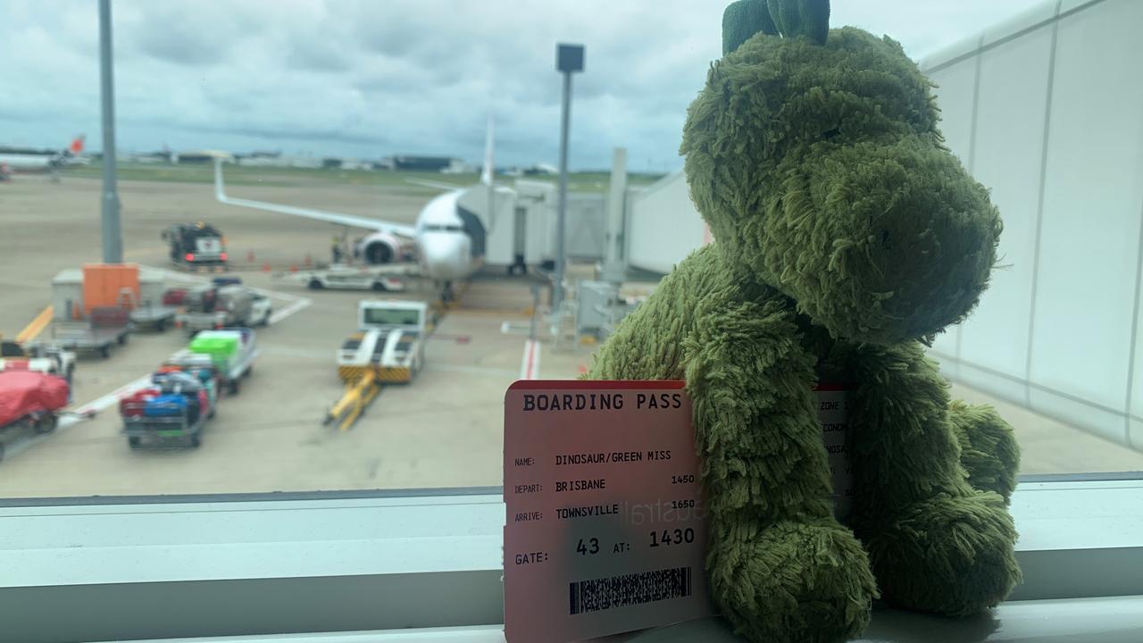 Virgin Australia set out to find Dino the Dinosaur's owner after the toy was found on- board a flight from Adelaide to Brisbane on December 30.