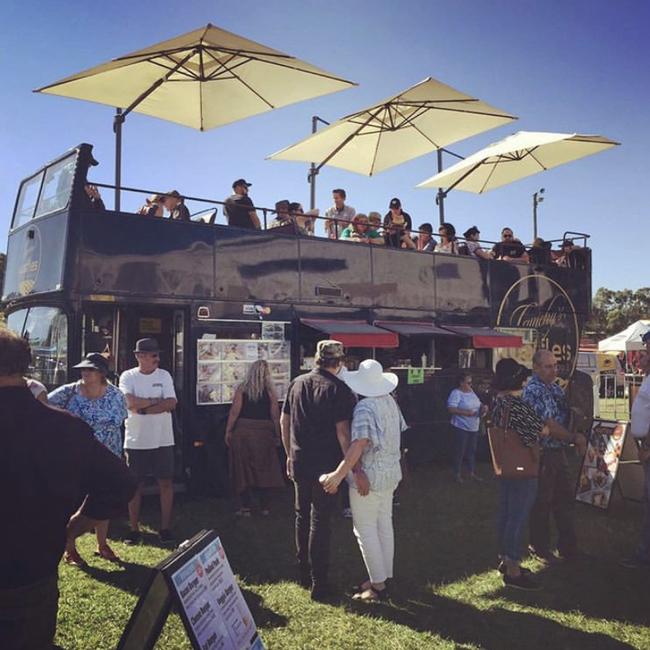 Crunchy's Waffles started as a pop up bus business. Photo: contributed.