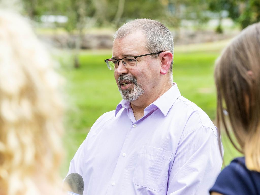 Queensland's Acting Chief Health Officer Dr Peter Aitken. Picture: Richard Walker