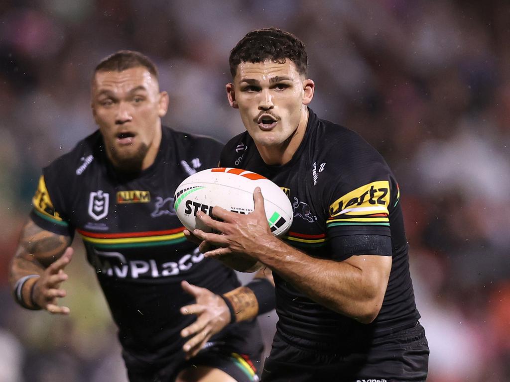 Nathan Cleary is on his way back from a hamstring injury. Picture: Jason McCawley/Getty Images