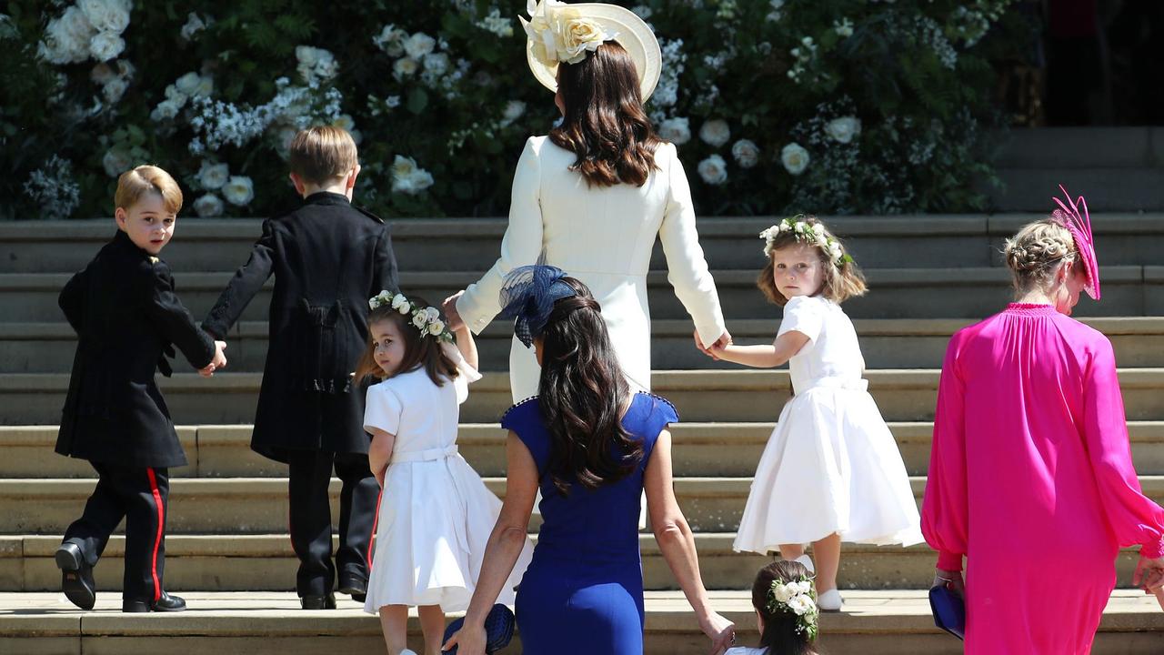 The disagreement between the two women was reportedly over whether Meghan’s bridesmaids should wear stockings. Picture: AFP Photo/Pool/Jane Barlow