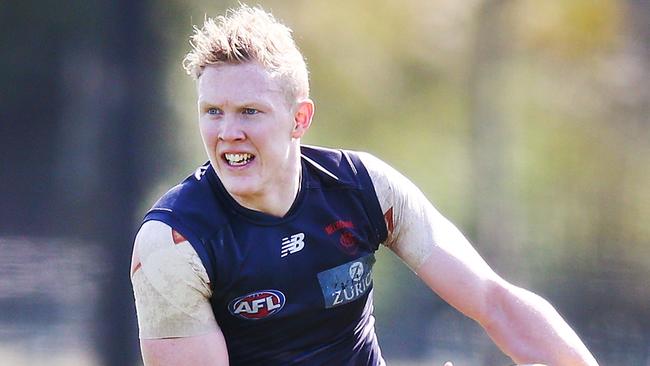 Melbourne insists pre-season surgeries to players such as Clayton Oliver are not to blame for a winless start. Picture: Getty Images. 