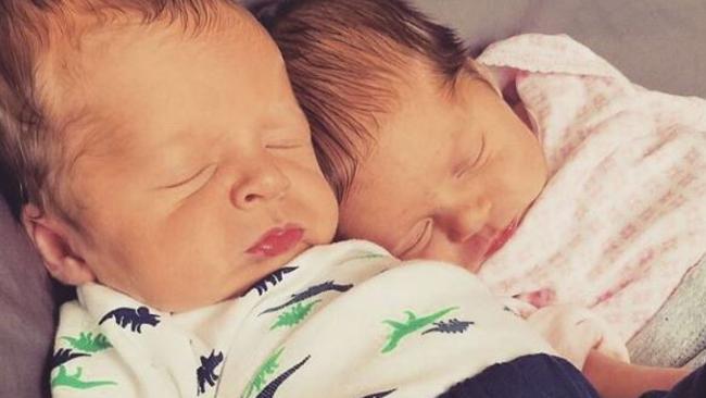 Erin Phillips’ and Tracy Gahan’s gorgeous twins.