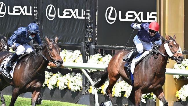 Some big bets were landed on Melbourne Cup winner Twilight Payment. Picture: Getty Images