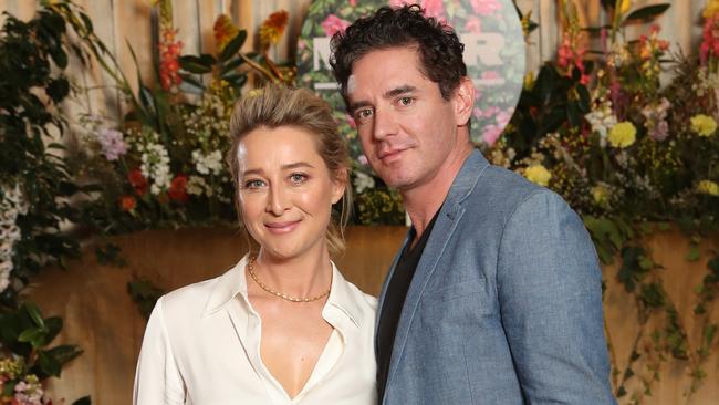 Asher Keddie and her husband Vincent Fantauzzo. Picture: Alex Coppel