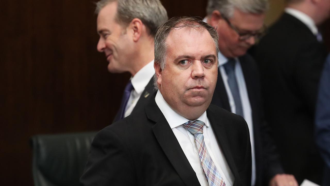 Minister Nic Street. Question time in the Tasmanian parliament. Picture: Nikki Davis-Jones