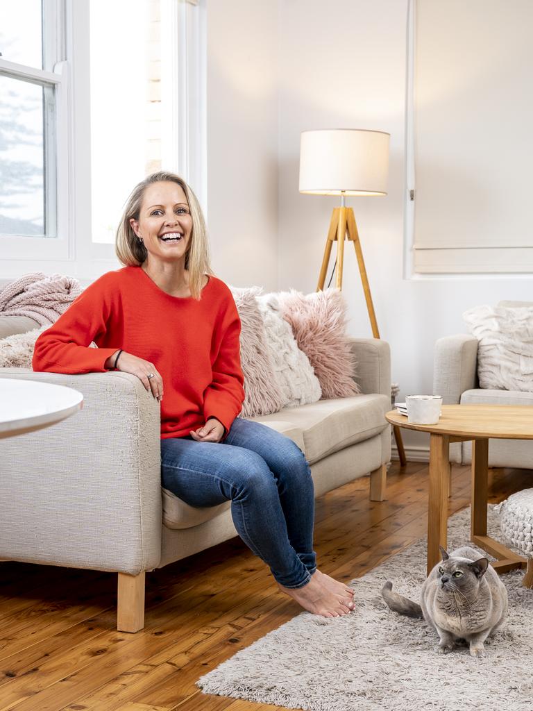 Homeowner Tracy Hall wanted her home to feel safe for her daughter and her cat. Picture: Darren Leigh Roberts