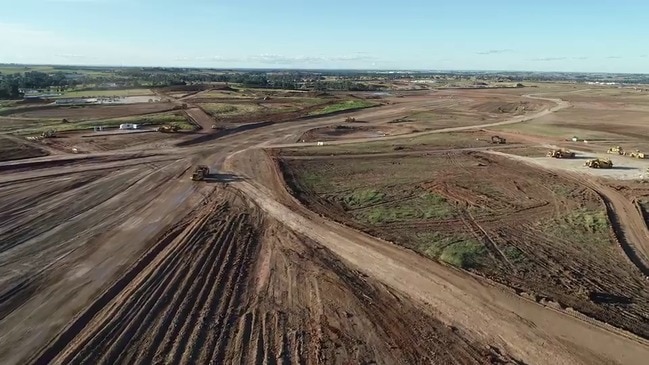 Major earthworks at Western Sydney Airport