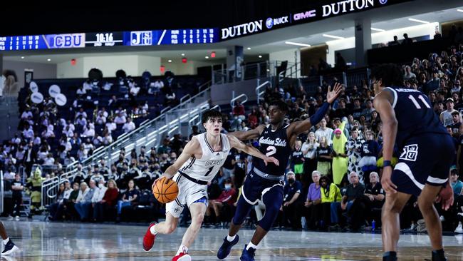 Taran Armstrong is set to join the Cairns Taipans on a two-year deal despite interest from the Tasmania JackJumpers. Photo courtesy of CBU Athletics.