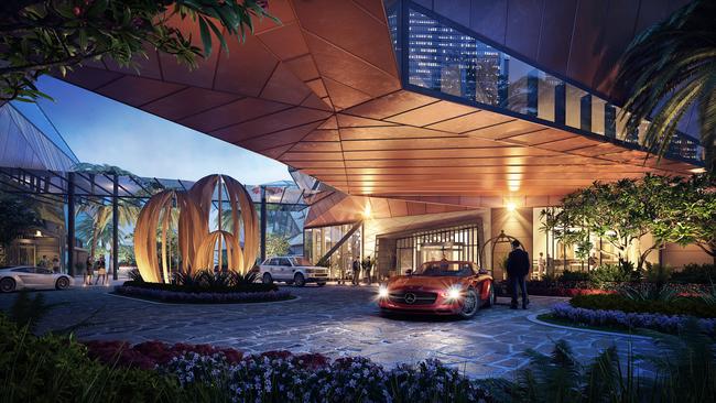 Artist's impression of the $1 billion jewel project at Surfers Paradise