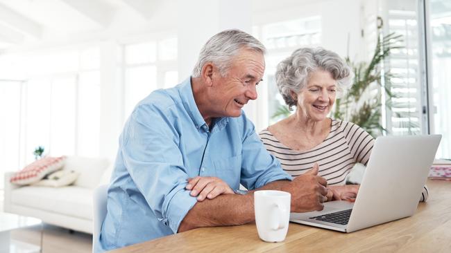 Generic photo of a retired senior couple. Picture: iStockpension / pensioner / superannuation