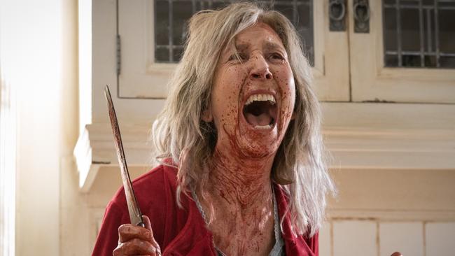 Lin Shaye in a scene from the movie The Grudge. Picture: Sony Pictures