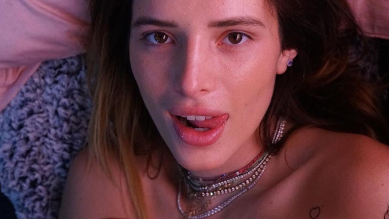 Topless bella thorne