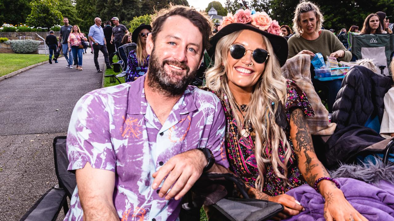 Alex Hamilton and Brearne Banks SummerSalt Festival at the Royal Botanical Gardens, Hobart. Picture: Linda Higginson