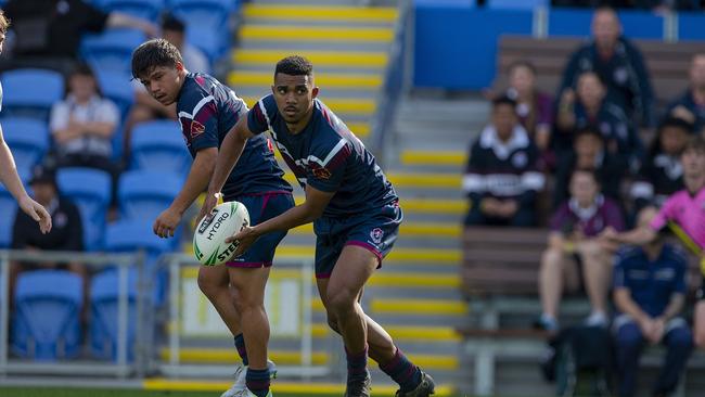 Ipswich SHS's Gabriel Satrick in action .Picture: Jerad Williams