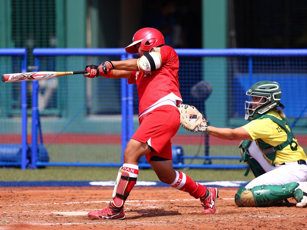 Japan’s Softball team was way too strong for Australia in the opening match of the Games (Photo by Yuichi Masuda/Getty Images)